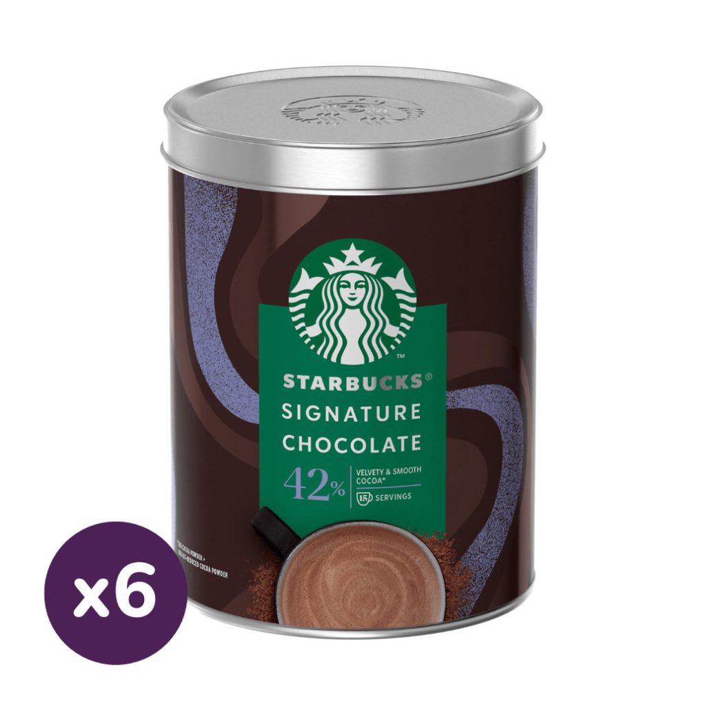 Starbucks forró csokoládés italpor 42% kakaótartalommal (6x330 g)