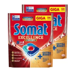 Somat Excellence Premium 5in1 kapszula (2x54 mosogatás)