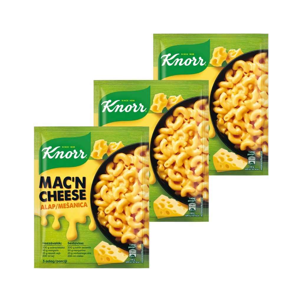 Knorr Mac'n Cheese alap (3x33 g)