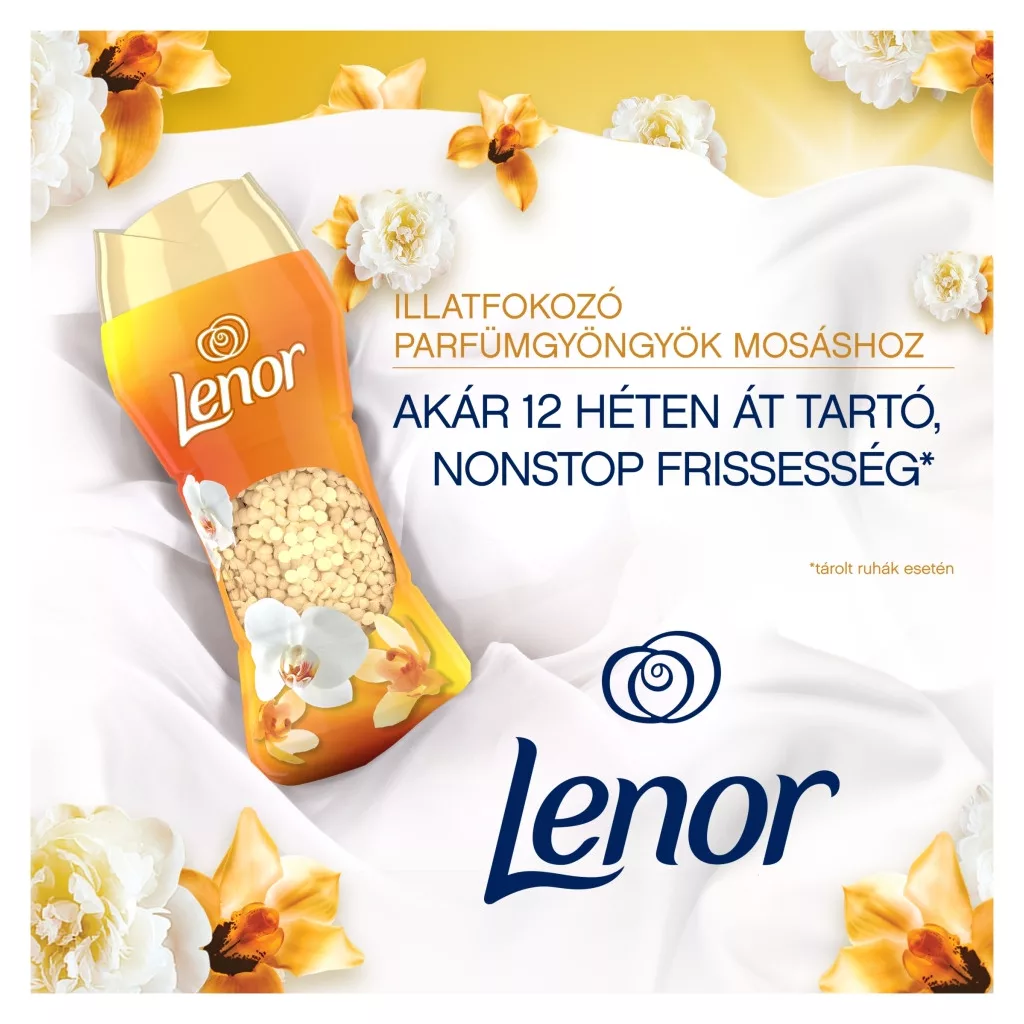 Lenor Orchid & Vanilla illatgyöngy 3x195 g (48 mosás)