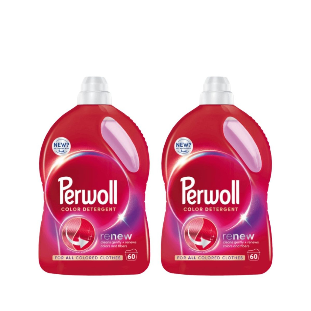 INGYENES SZÁLLÍTÁS - Perwoll Color finommosószer 2x3 liter (120 mosás)