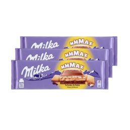   Milka MMMax kakaós alpesi tejcsokoládés-kekszes táblás csokoládé (3x300 g)