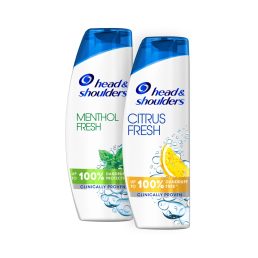   Head & Shoulders Menthol korpásodás elleni sampon + Head & Shoulders Citrus Fresh korpásodás elleni sampon csomag