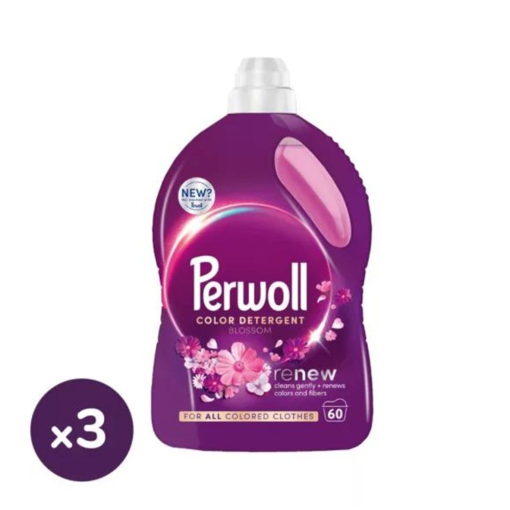 Perwoll Blossom finommosószer 3x3 liter (180 mosás)