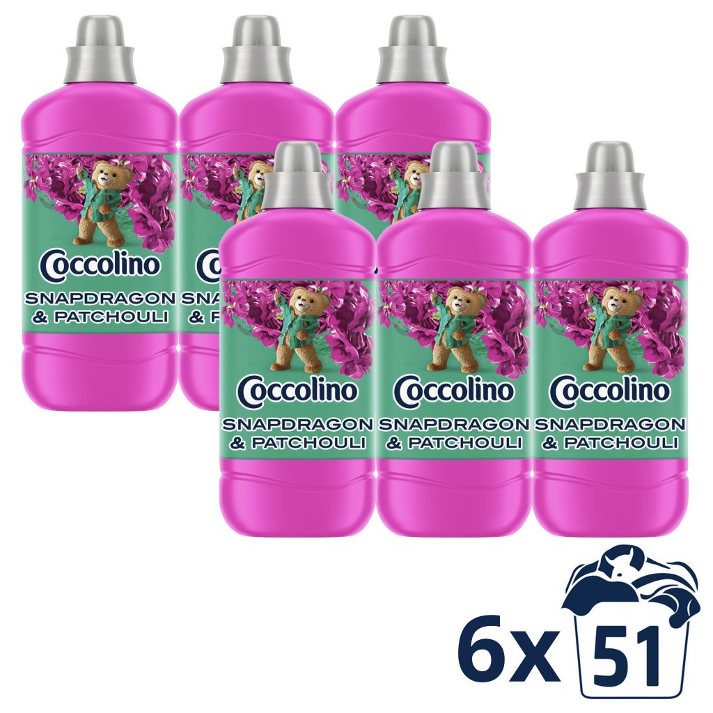 Coccolino Snapdragon & Patchouli öblítőkoncentrátum (6x1275 ml)