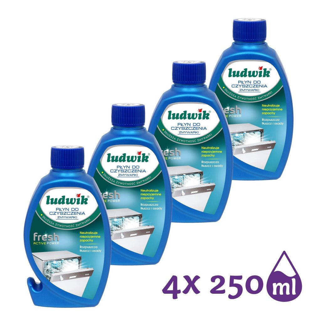 Ludwik mosogatógép tisztító folyadék (4x250ml)