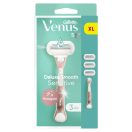 Gillette Venus Deluxe Smooth Sensitive női borotva 3 db borotvabetéttel (2 db)