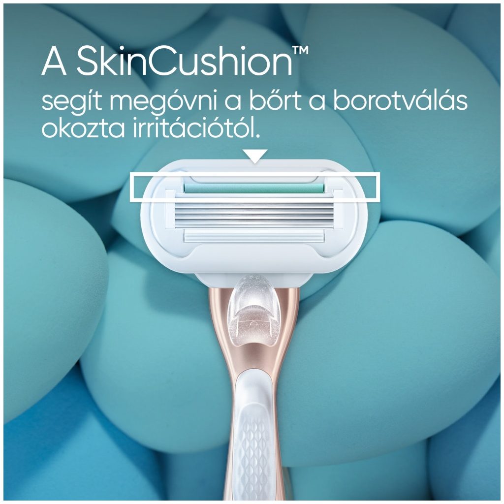 Gillette Venus Deluxe Smooth Sensitive női borotva 3 db borotvabetéttel (2 db)