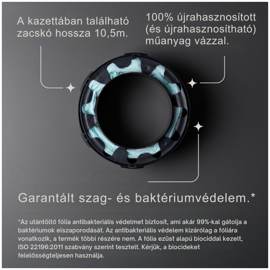 Tommee Tippee Twist&Click Sangenic pelenkatároló szemetes (kuka) + pelenka kuka utántöltő (12 db)