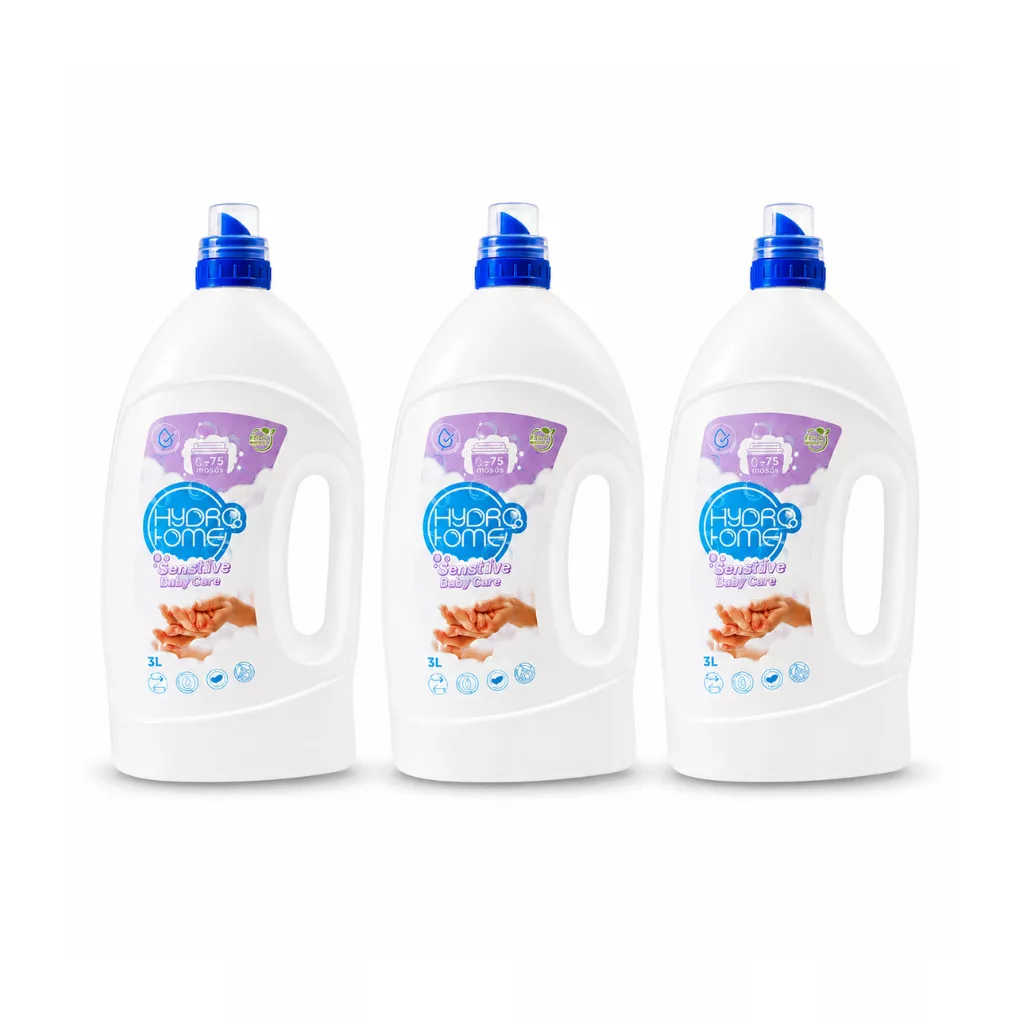 Hydrohome Sensitive Baby Care folyékony mosószer (3x3 liter)