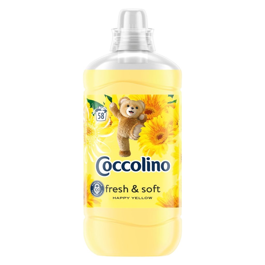 Coccolino Happy Yellow öblítőkoncentrátum (6x1450 ml)