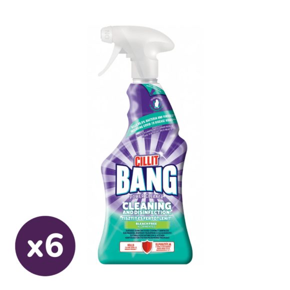 Cillit Bang klórmentes fertőtlenítő spray (6x750 ml)