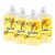 Coccolino Happy Yellow öblítőkoncentrátum 4x1700 ml (272 mosás) + ajándék maci