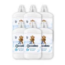   Coccolino Sensitive Pure öblítőkoncentrátum 6x1700 ml (408 mosás)