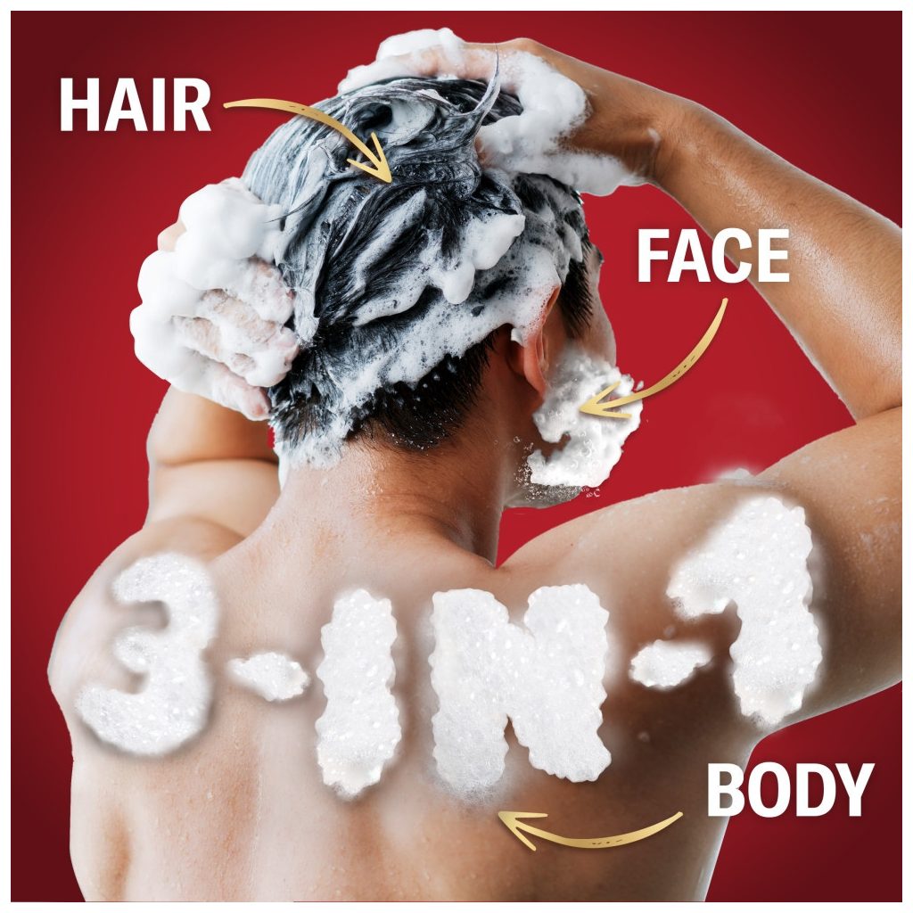 Old Spice Bearglove 3 az 1-ben Tusfürdő és Sampon (4x1000 ml)