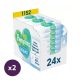 INGYENES SZÁLLÍTÁS - Pampers Harmonie Aqua Plastic Free műanyagmentes nedves törlőkendő (2x24x48 db)