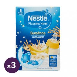   Nestlé Pizsama Hami UHT gluténmentes banános folyékony gabonás bébiétel 6 hó+ (3x400 ml)