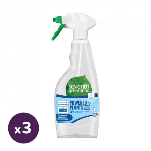 Seventh Generation öko fürdőszobai tisztító spray 3x500 ml