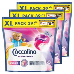Coccolino Color mosókapszula, színes ruhákhoz (117 db)