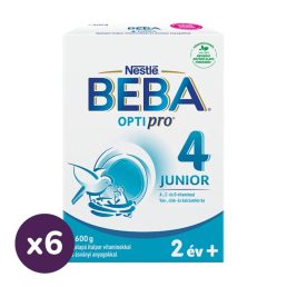   BEBA OptiPro 4 Junior tejalapú italpor vitaminokkal és ásványi anyagokkal 24 hó+ (6x600 g)