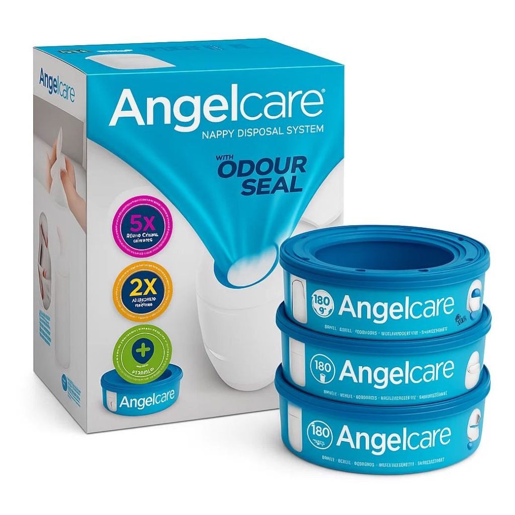 AngelCare pelenkatároló + 3db utántöltő