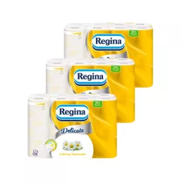   Regina Delicate Calming Chamomile toalettpapír 3 rétegű (3x24 tekercs)