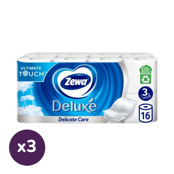 Zewa Deluxe Delicate Care toalettpapír 3 rétegű (3x16 tekercs)