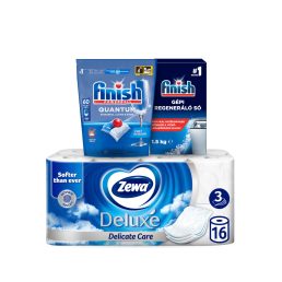 Zewa Deluxe Delicate Care +  Finish Quantum Regular csomag