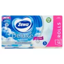 Zewa Deluxe Delicate Care toalettpapír 3 rétegű (16 tekercs) + Zewa Sensitive nedves toalettpapír (42 db)