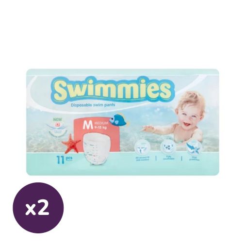 Swimmies úszópelenka M, 9-15 kg, 22 db