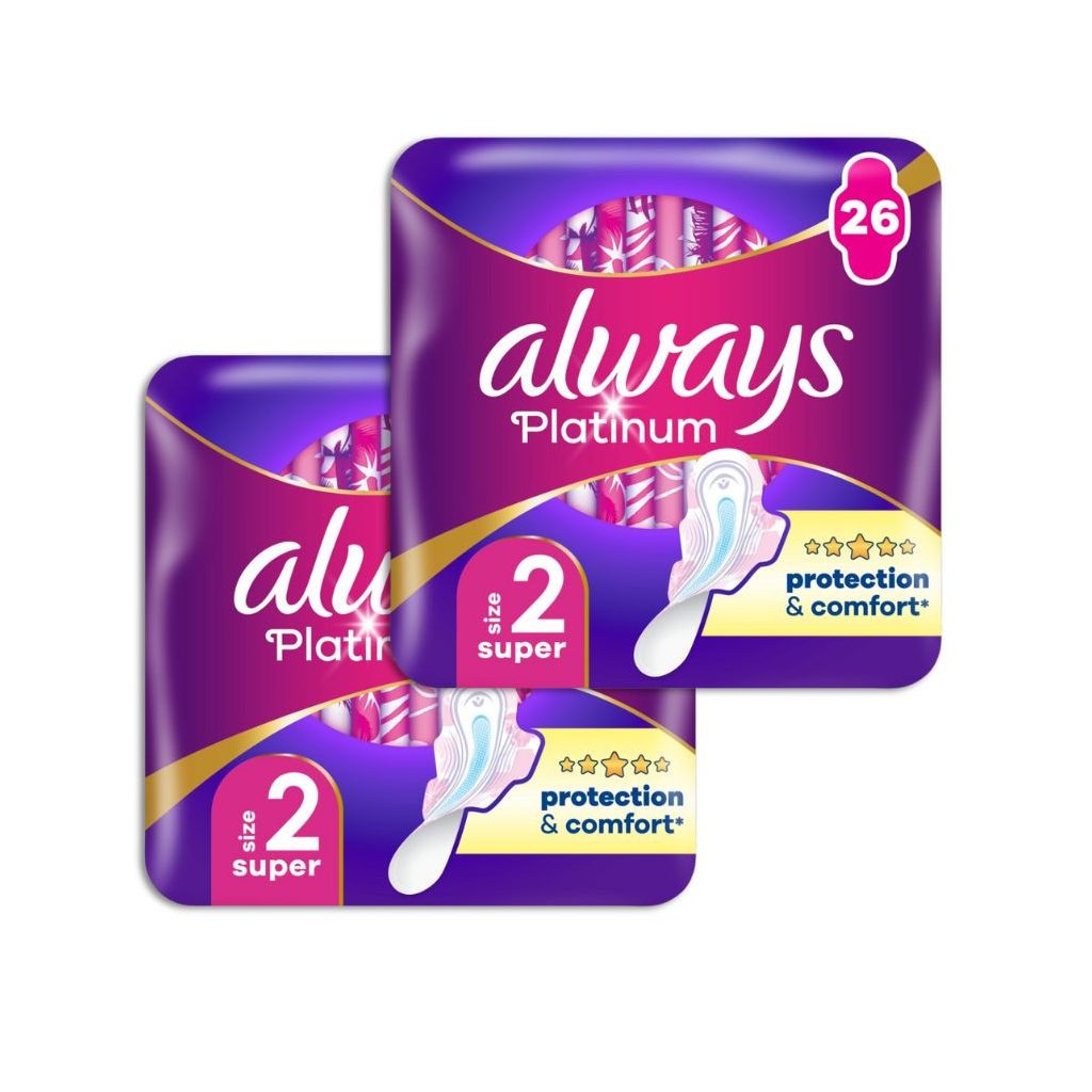 Always Ultra Platinum Super egészségügyi betét (2x26 db)