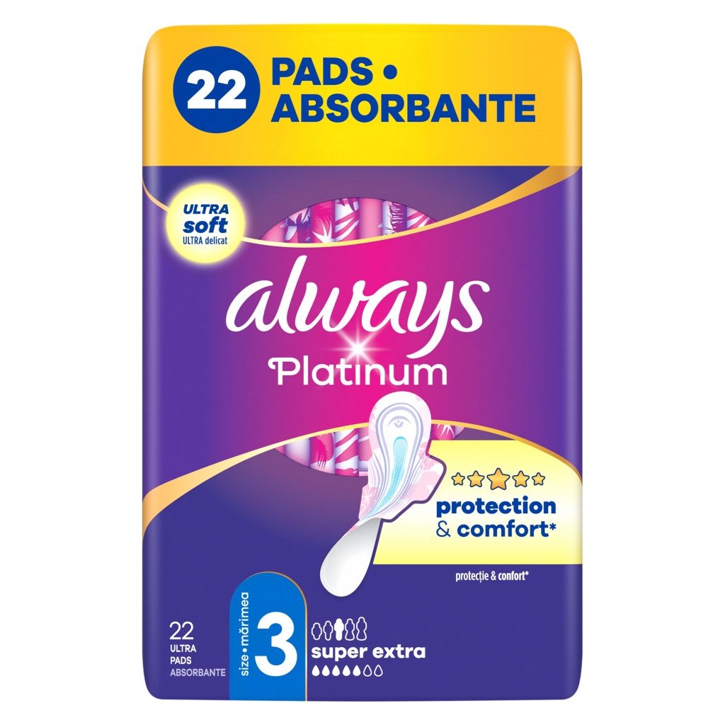 Always Ultra Platinum Night egészségügyi betét (2x22 db)