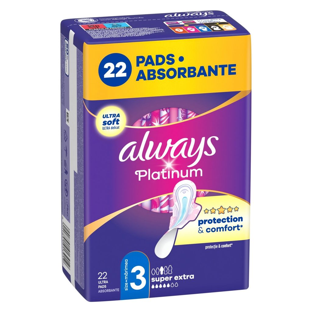 Always Ultra Platinum Night egészségügyi betét (2x22 db)