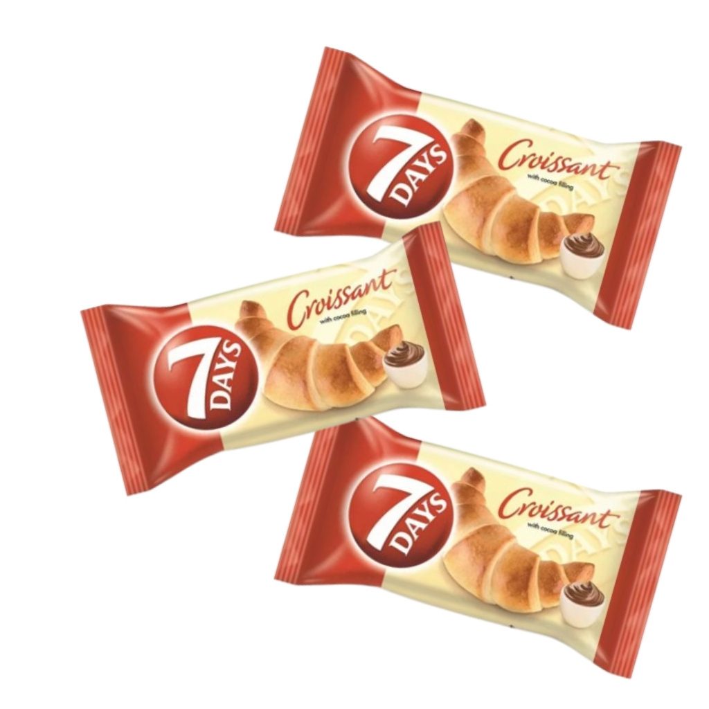 7Days croissant kakaós töltelékkel (3x60 g)