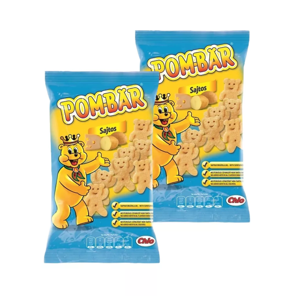 Chio Pom Bar sajtos burgonyachips (2x50 g)