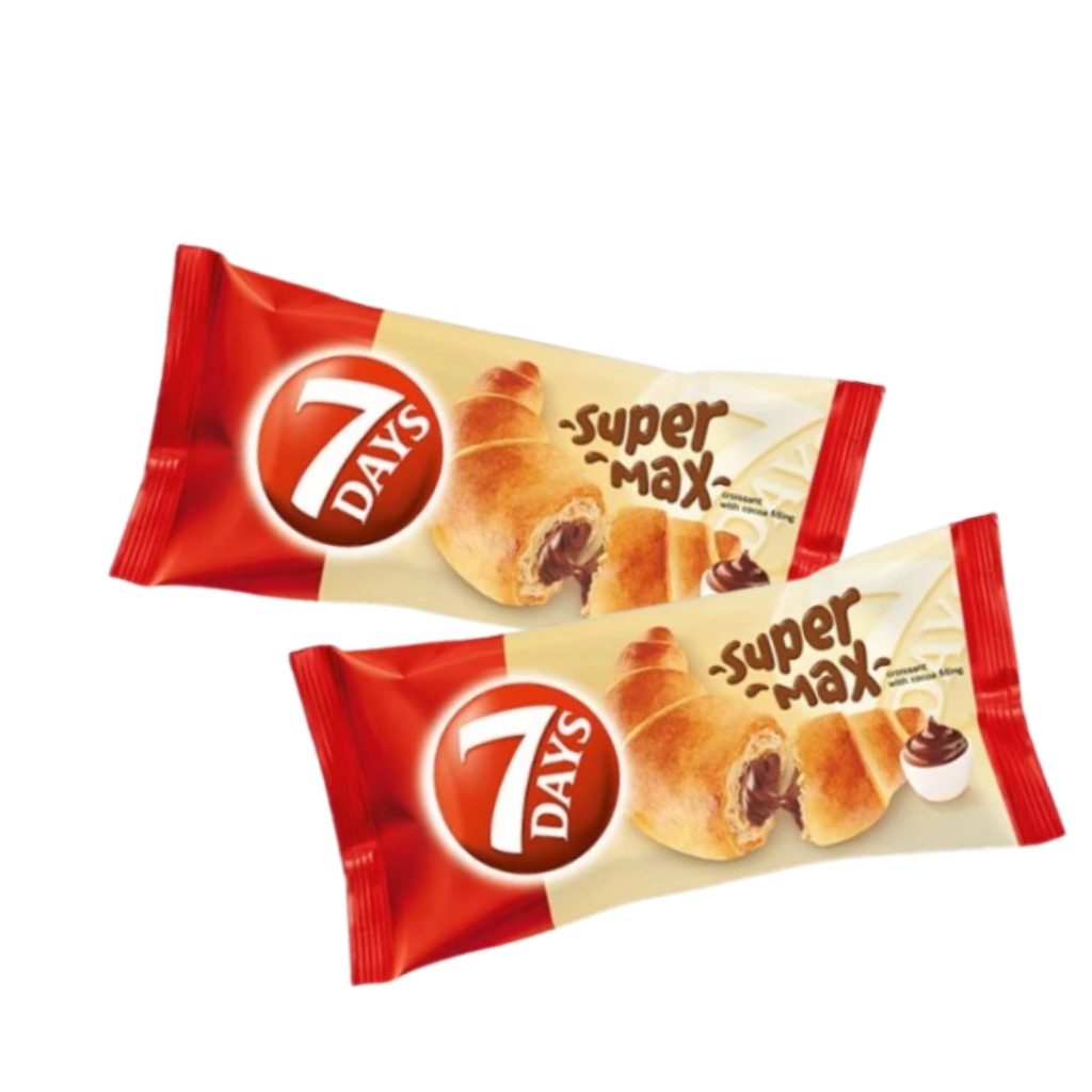 7Days Super Max croissant kakaós töltelékkel (2x110 g)