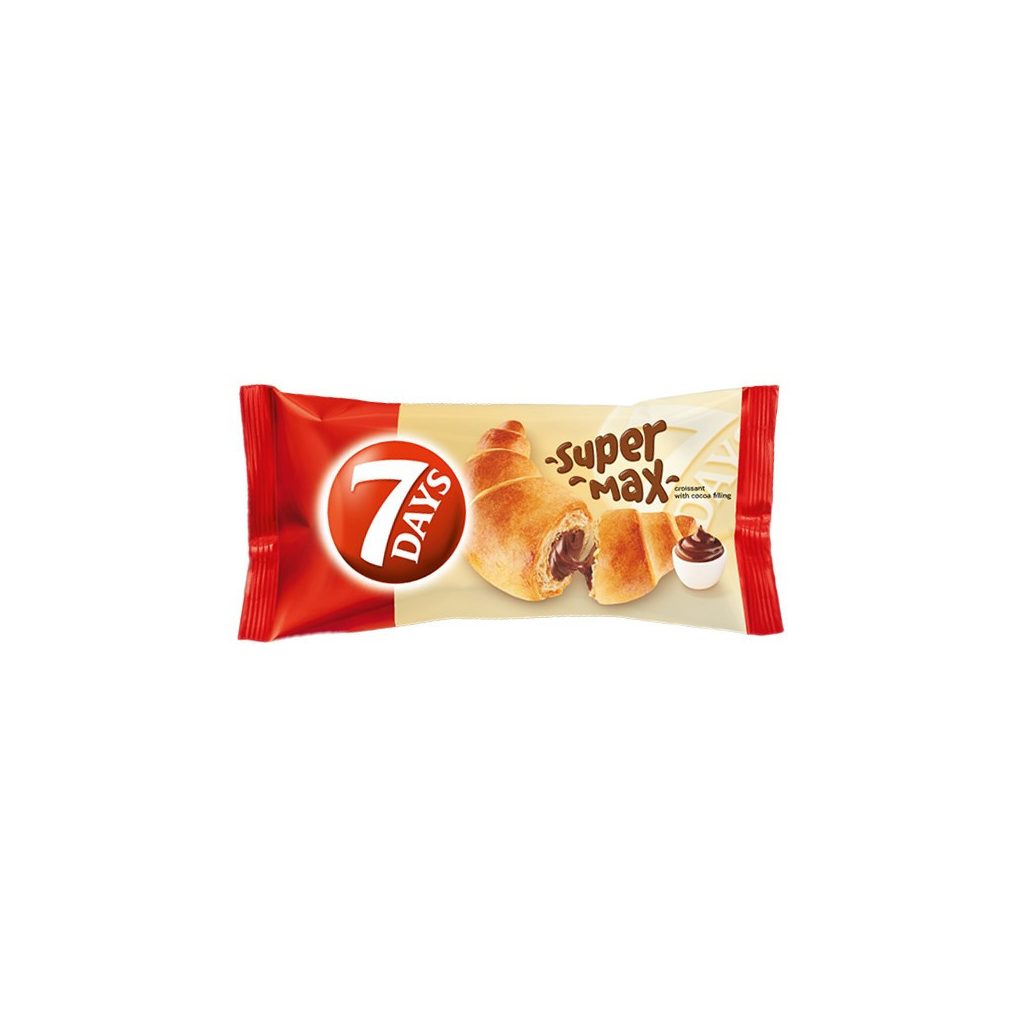 7Days Super Max croissant kakaós töltelékkel (2x110 g)