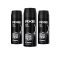 AXE deo Black (3x150 ml)