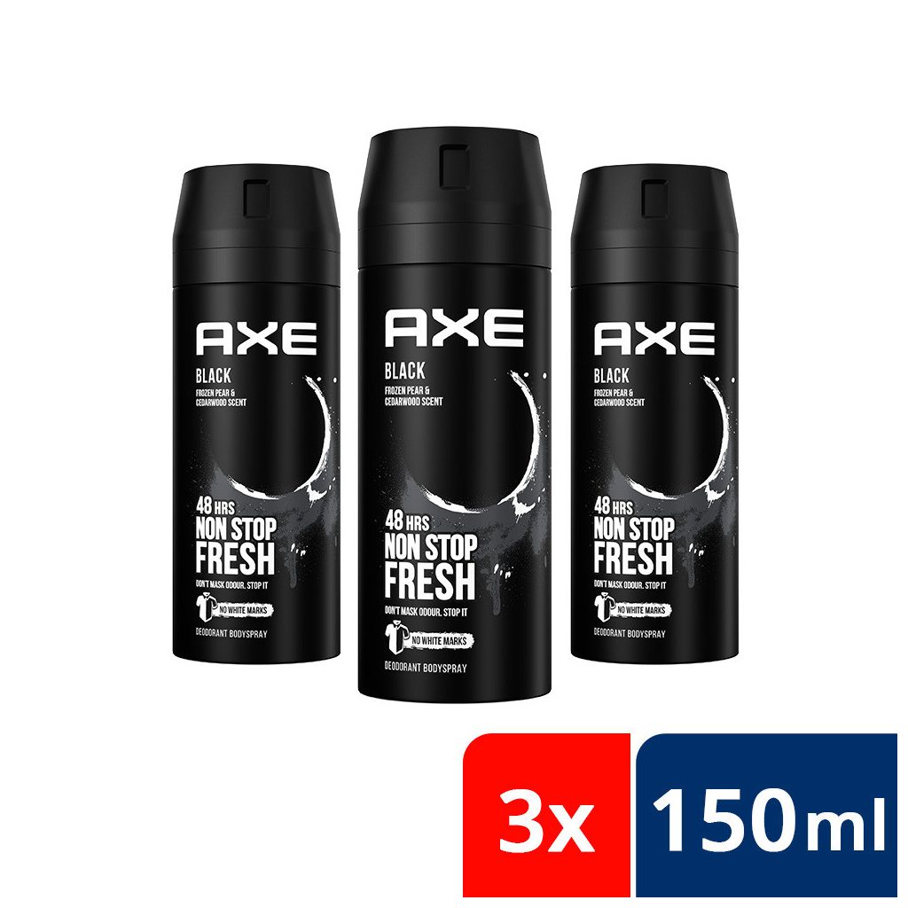 AXE deo Black (3x150 ml)