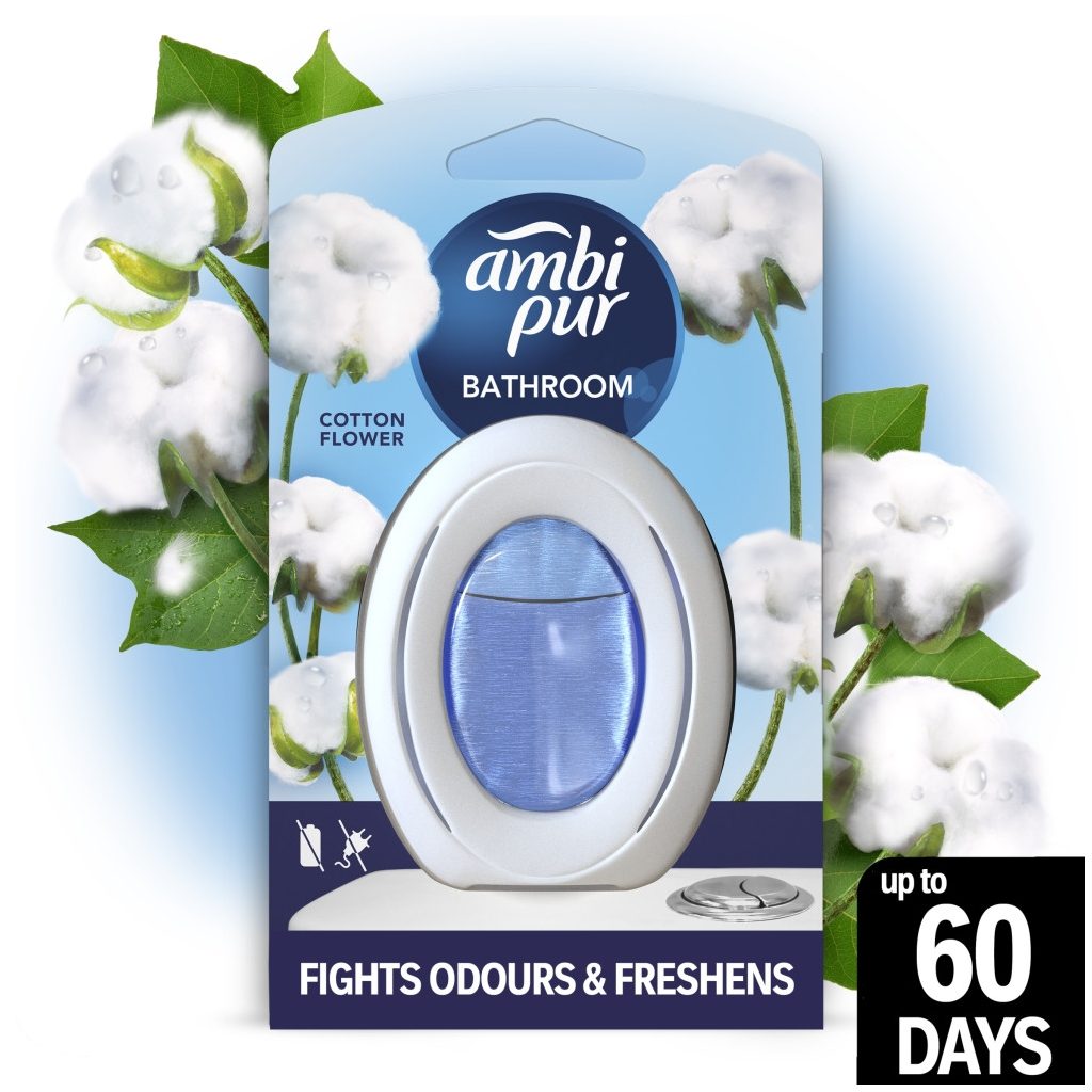 Ambi Pur Bathroom Cotton fürdőszobai légfrissítő (3x7,5 ml)