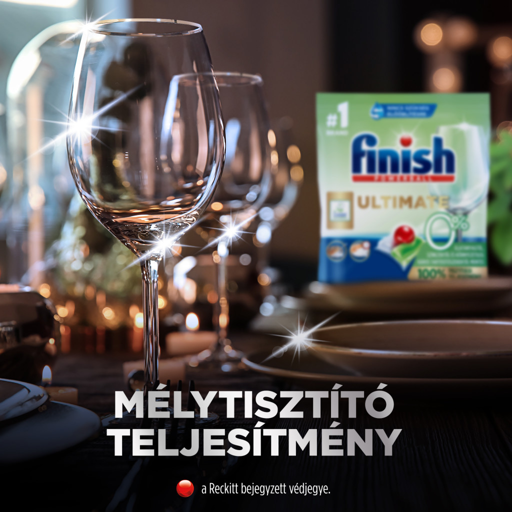 Finish Ultimate All in 1 mosogatógép-kapszula, Zero (2x100 db)