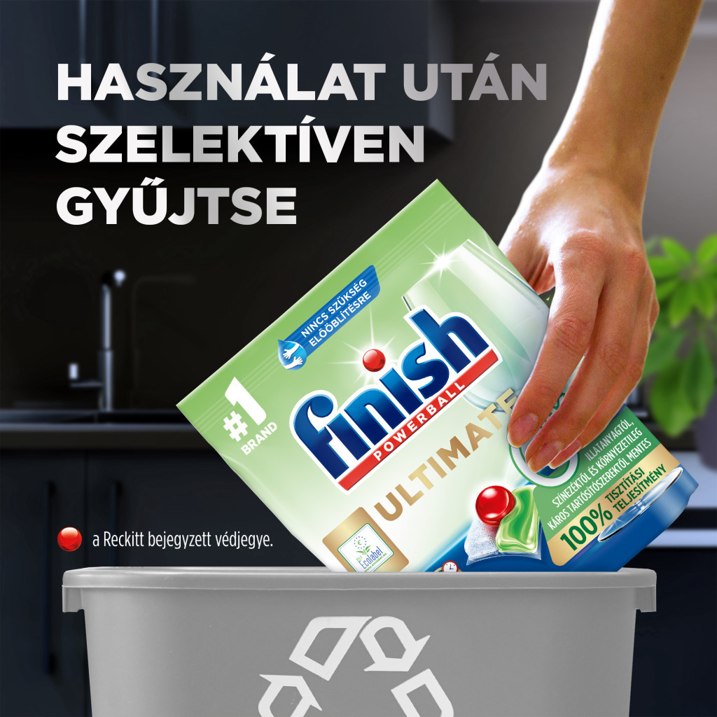 Finish Ultimate All in 1 mosogatógép-kapszula, Zero (2x100 db)