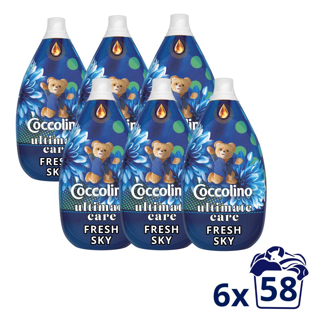 Coccolino Fresh Sky ultrakoncentrált öblítő (6x870 ml)