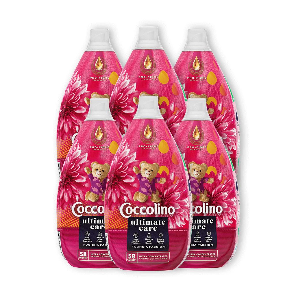 Coccolino Fuchsia Passion ultrakoncentrált öblítő (6x870 ml)