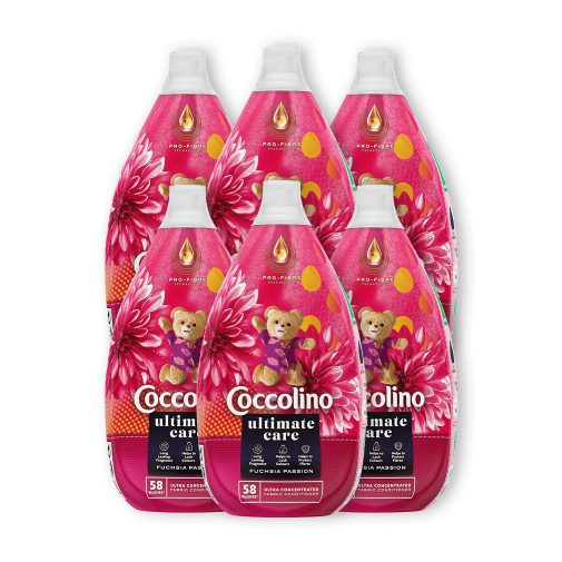 Coccolino Fuchsia Passion ultrakoncentrált öblítő (6x870 ml)