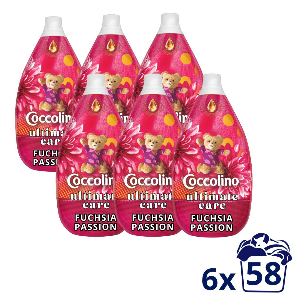 Coccolino Fuchsia Passion ultrakoncentrált öblítő (6x870 ml)