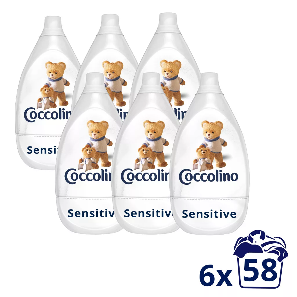 Coccolino Sensitive Pure ultrakoncentrált öblítő (6x870 ml)