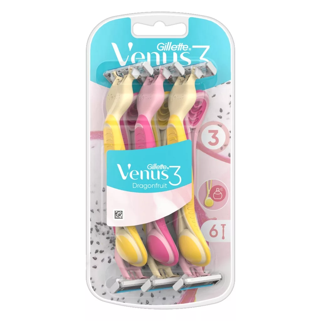 Gillette Venus Dragonfruit eldobható női borotva (2x6 db)