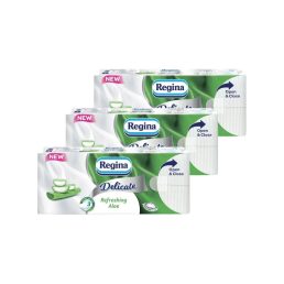   Regina Delicate Refreshing Aloe papír zsebkendő 3 rétegű (3x90 db)
