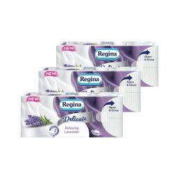  Regina Delicate Relaxing Lavender papír zsebkendő 3 rétegű (3x90 db)